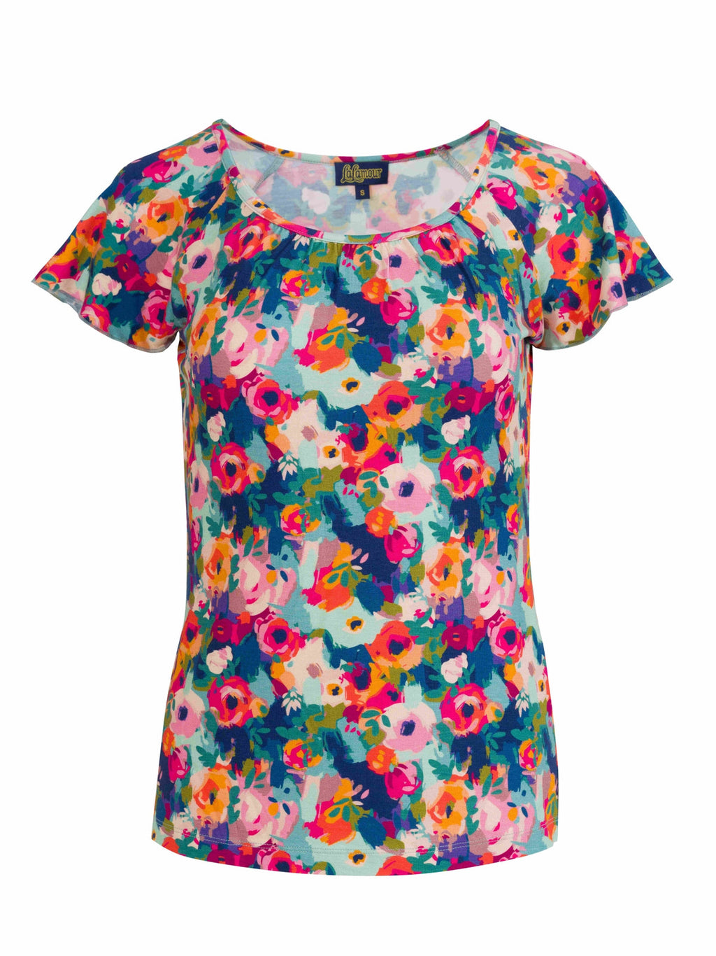 Lalamour Shirt "Butterfly" bunt/geblümt