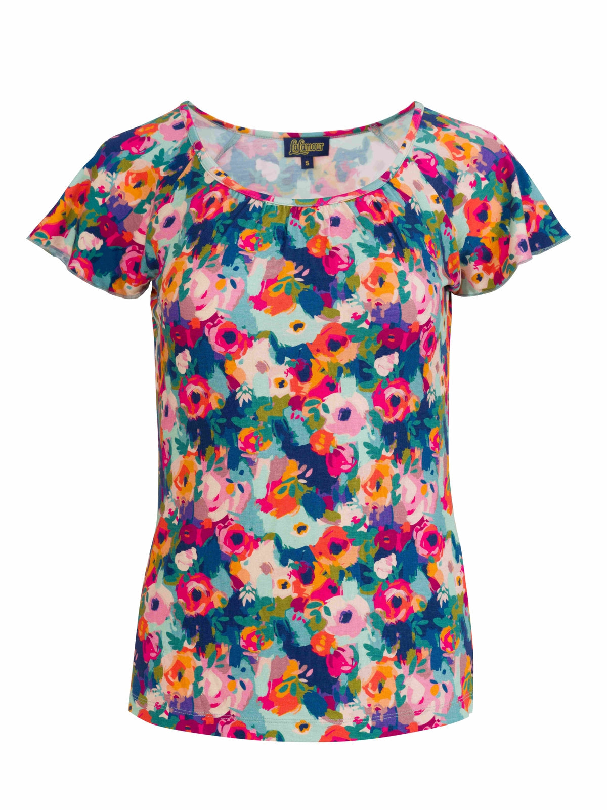 Lalamour Shirt "Butterfly" bunt/geblümt