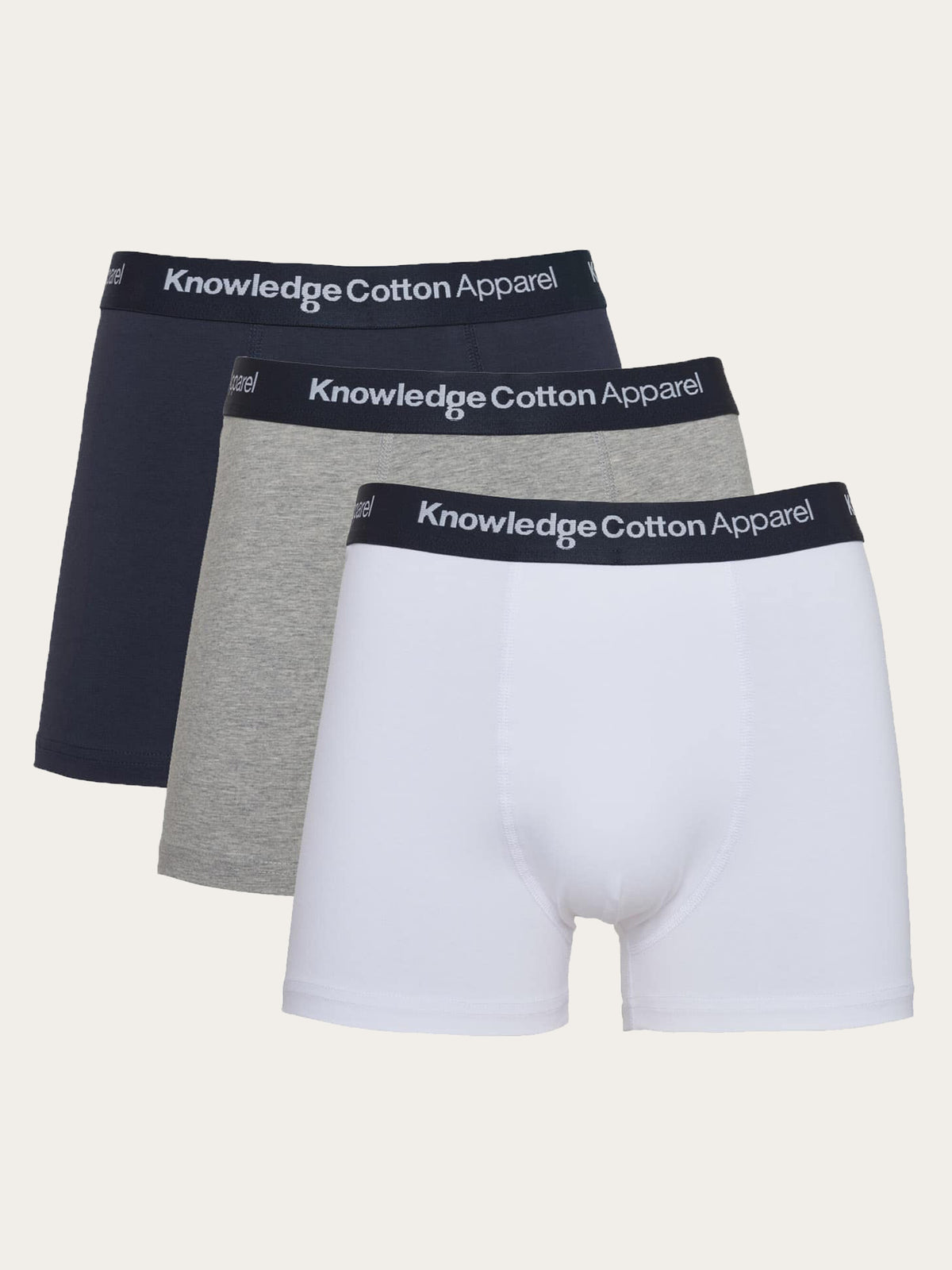 Knowledge Cotton 3er Pack Boxershorts