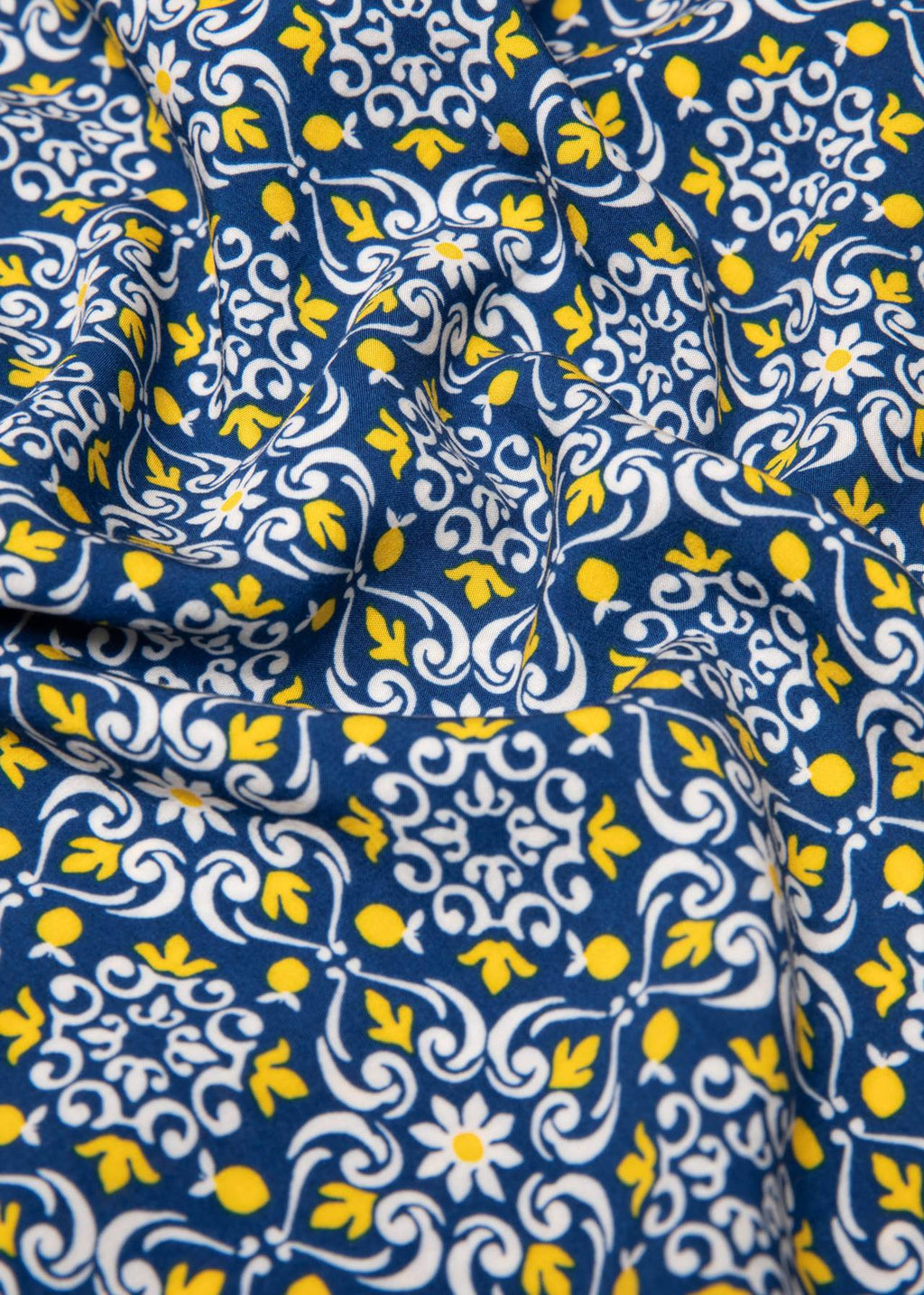 Blutsgeschwister Kleid "Seeds of Love" blau/gelb gemustert