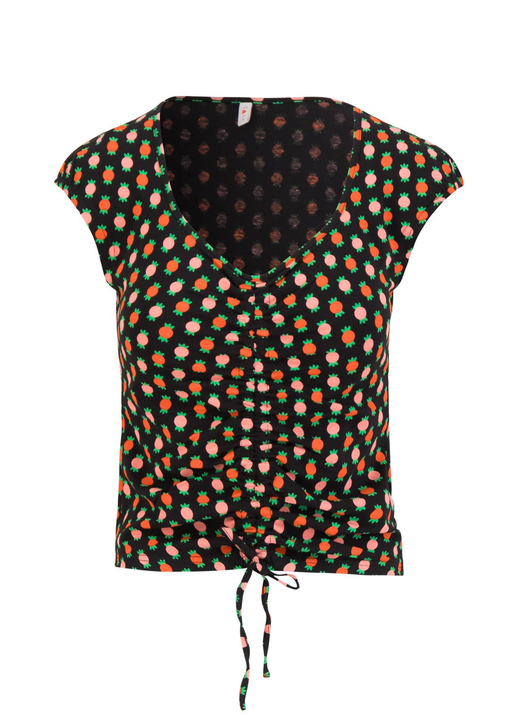 Blutsgeschwister Shirt "Parasolista" schwarz/gemustert