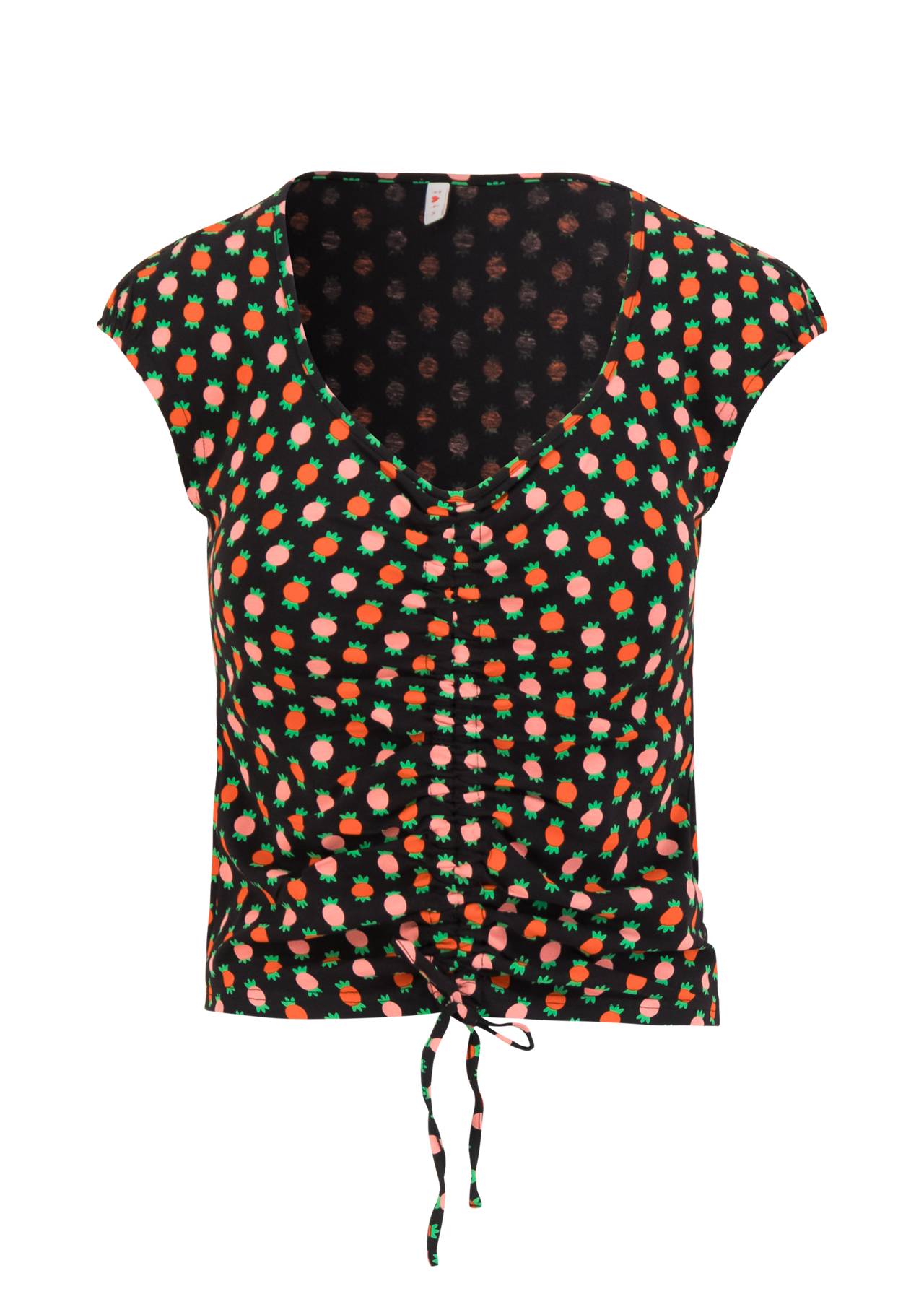 Blutsgeschwister Shirt "Parasolista" schwarz/gemustert