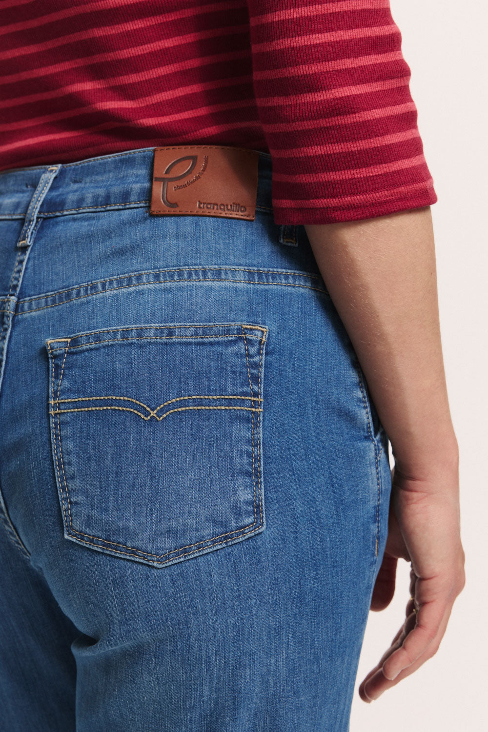 Tranquillo Jeanshose "Doraa" blau