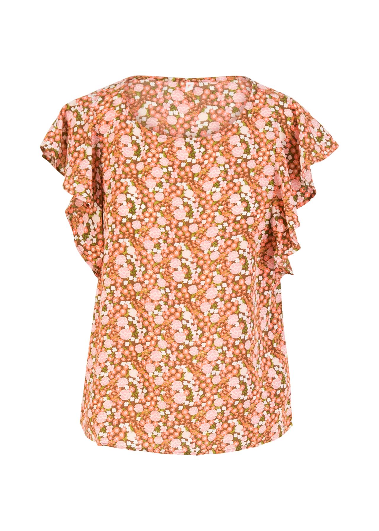 Blutsgeschwister Shirt "Lovebird's Wings" rosa/geblümt