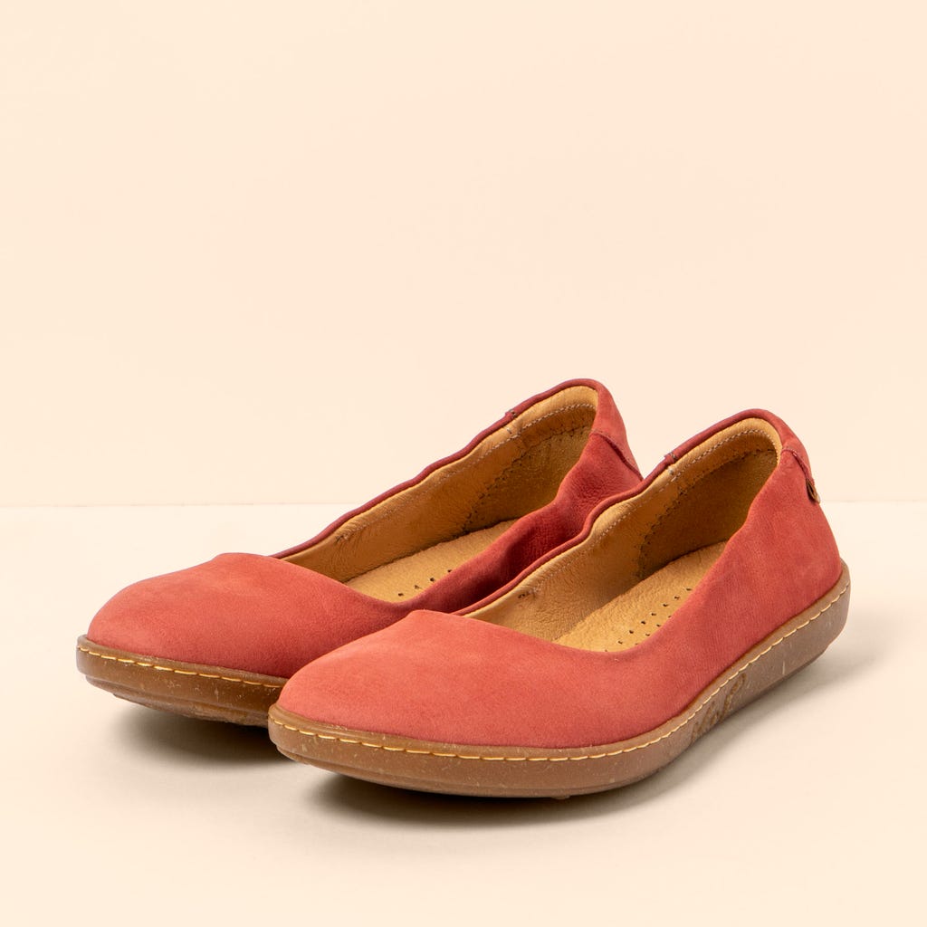 El Naturalista Barfußschuh Ballerina "Pleasant" rot