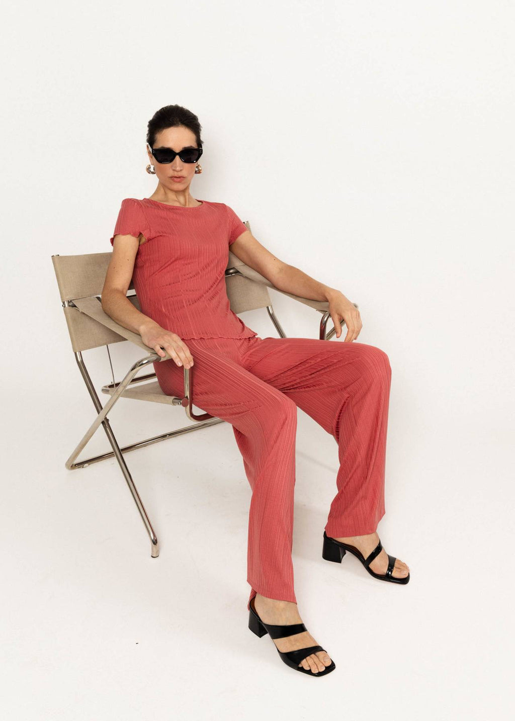 Blutsgeschwister Hose "Lou" rosè