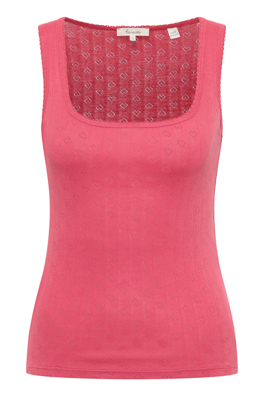 Tranquillo Top "Rosaa" rosa/Herzmuster