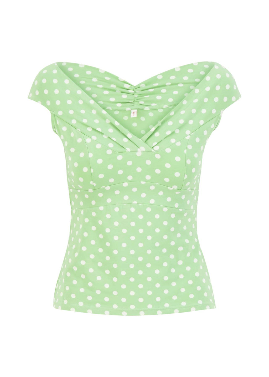 Blutsgeschwister Shirt "Sunkissed Lovebirds" grün/Punkte