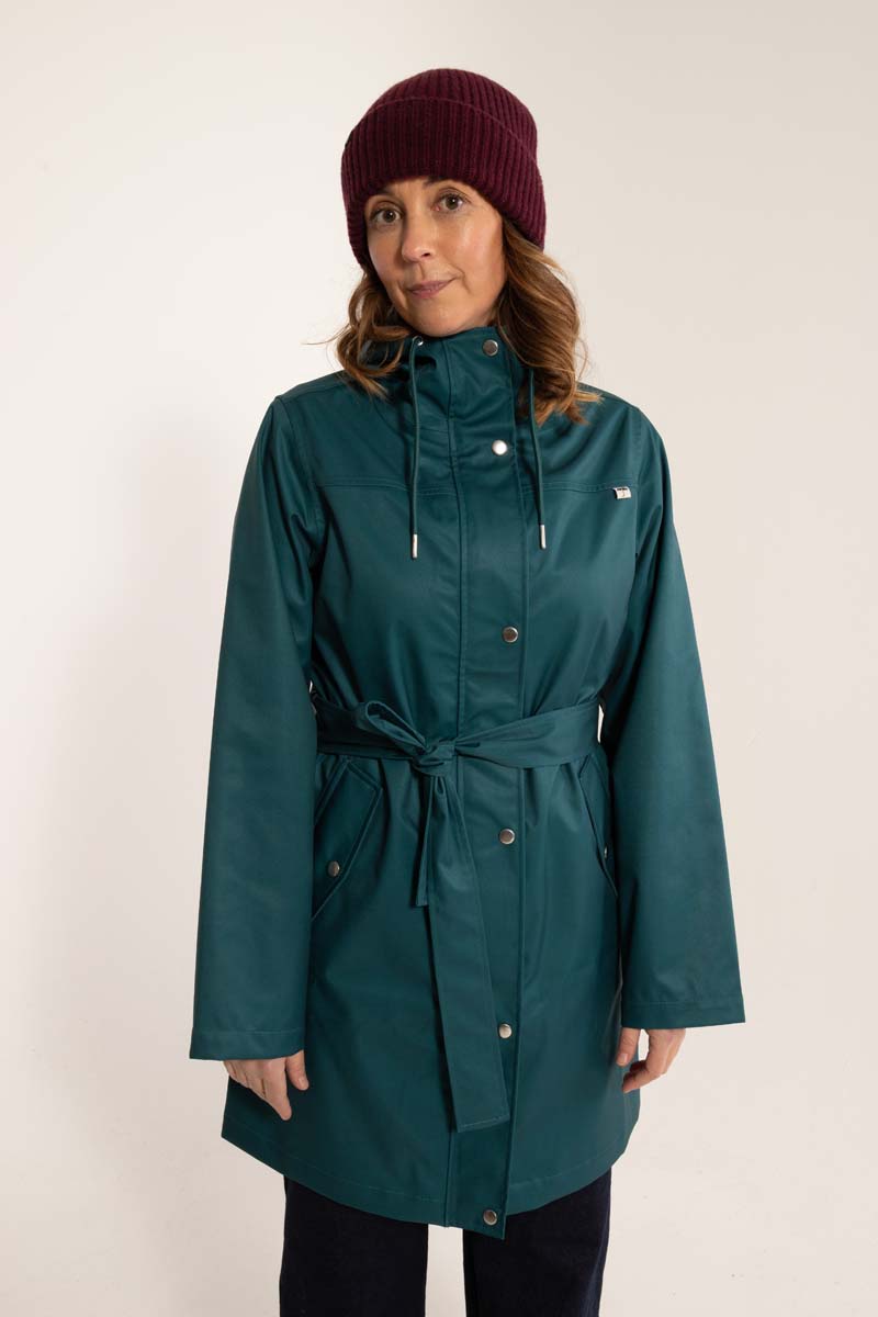 Danefae Regenjacke petrol/blau