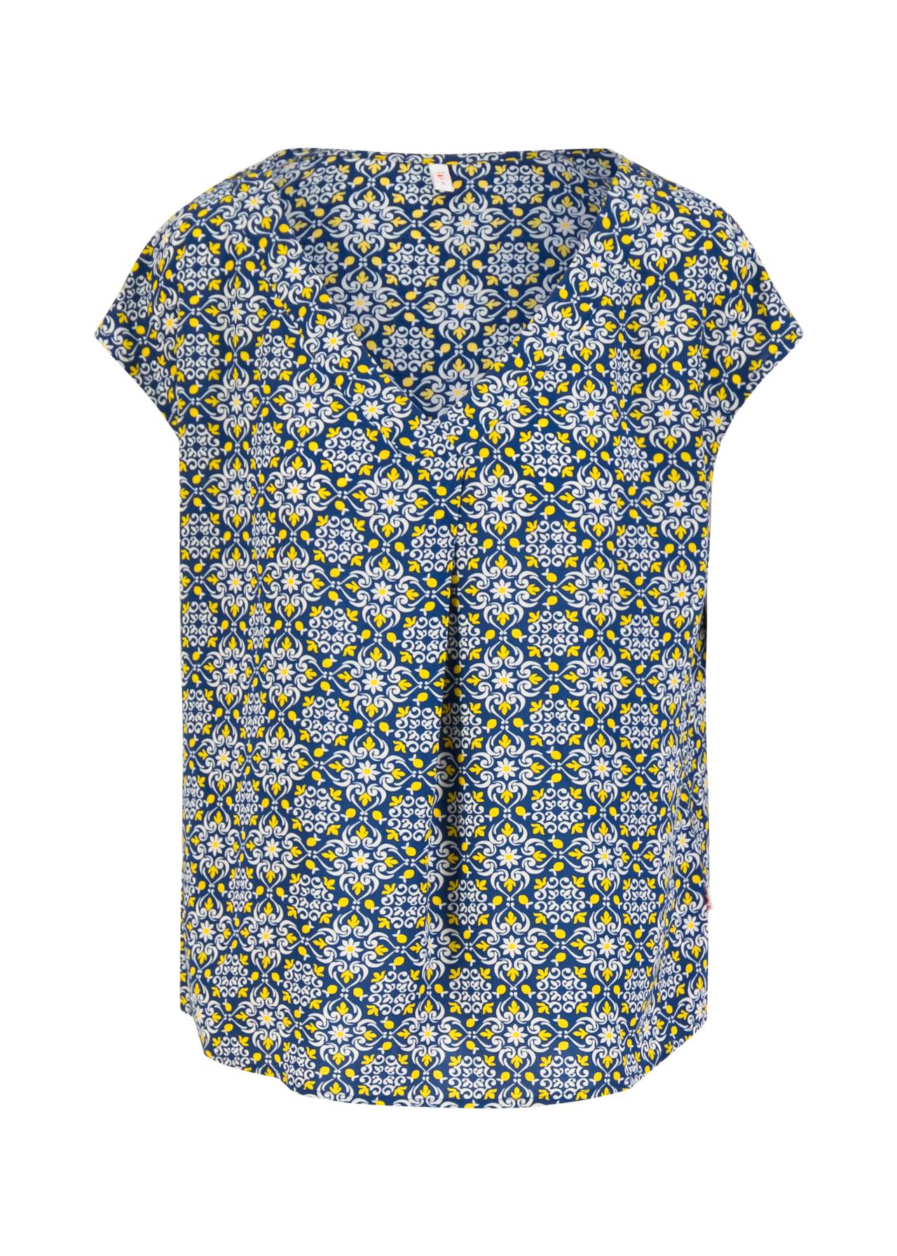 Blutsgeschwister Shirt "Liberty Maniac" blau/gemustert