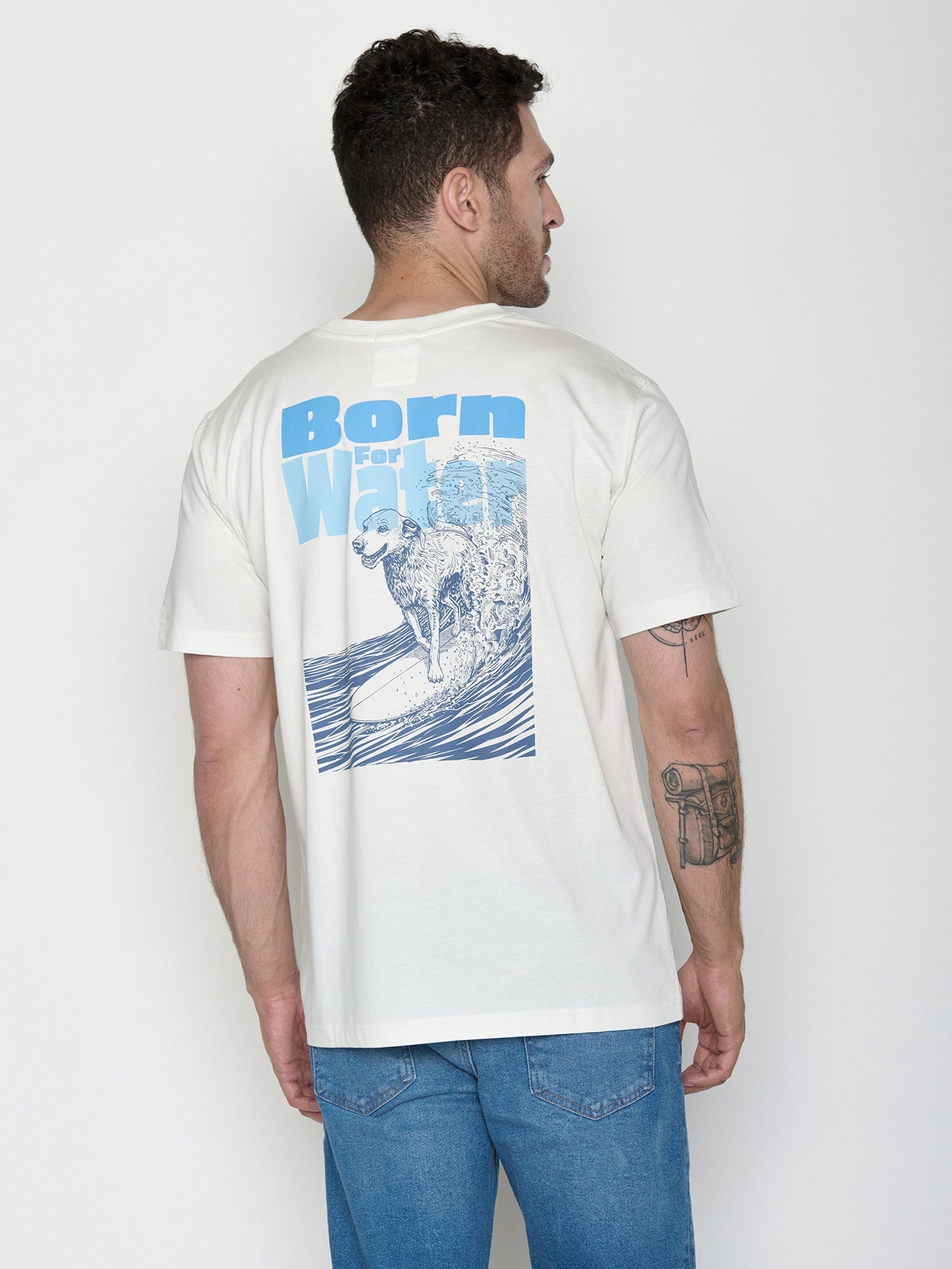 Greenbomb T-Shirt weiß/Rückenprint