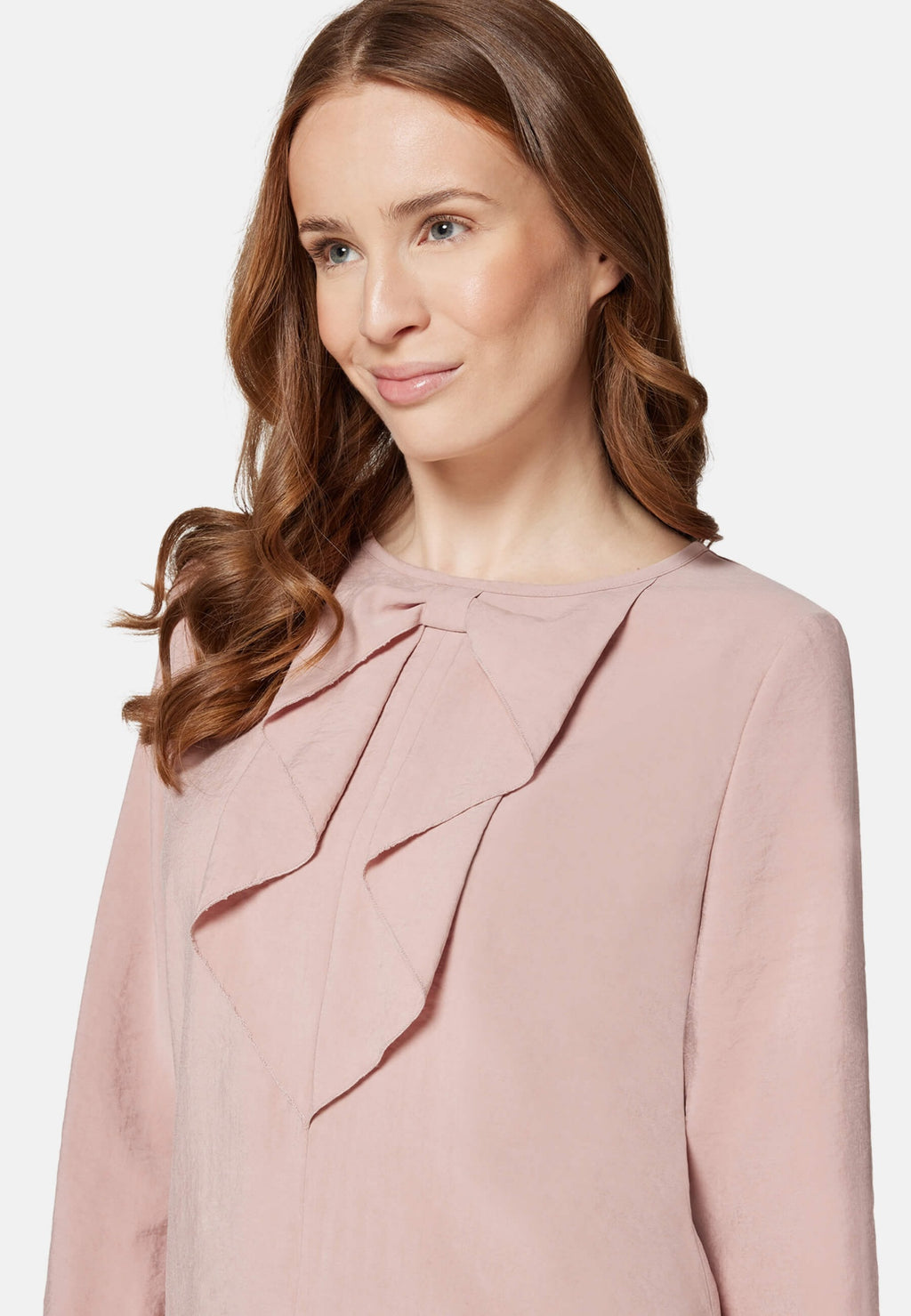 Modee Bluse "Schleife" rosè