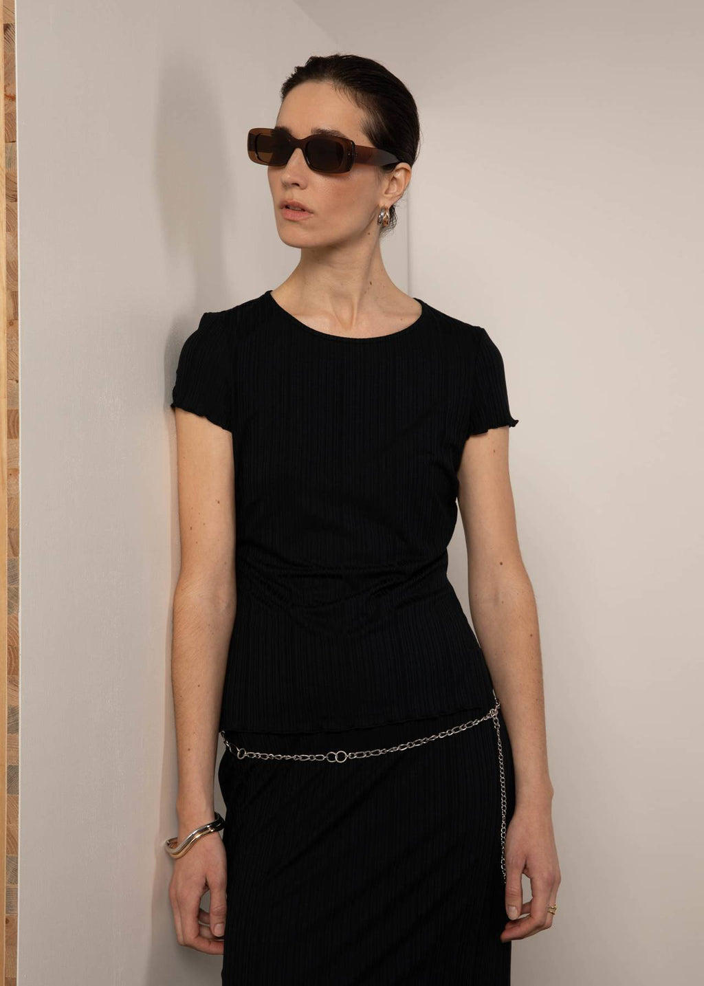 Blutsgeschwister Shirt "Mia" schwarz