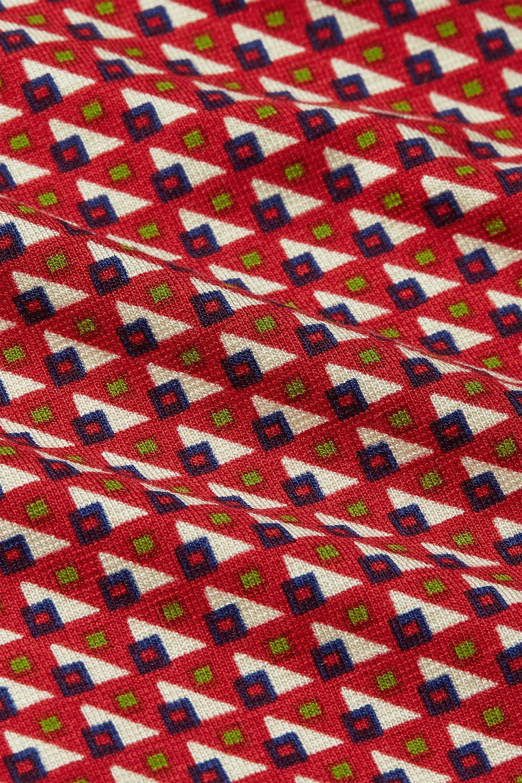 King Louie Rock "Bora Bora" rot/blau gemustert