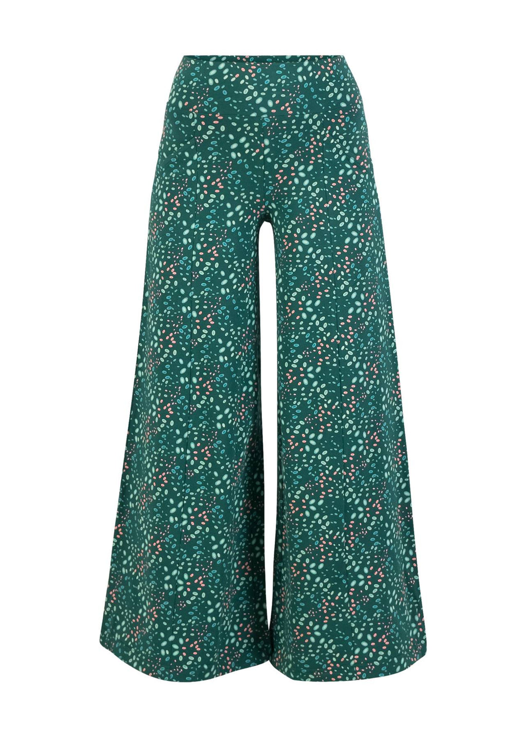Blutsgeschwister Hose "La Dietrich" grün/gemustert