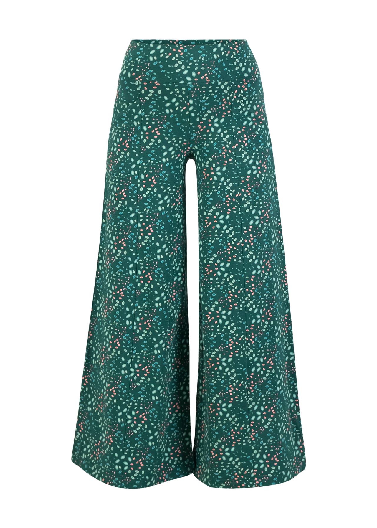 Blutsgeschwister Hose "La Dietrich" grün/gemustert