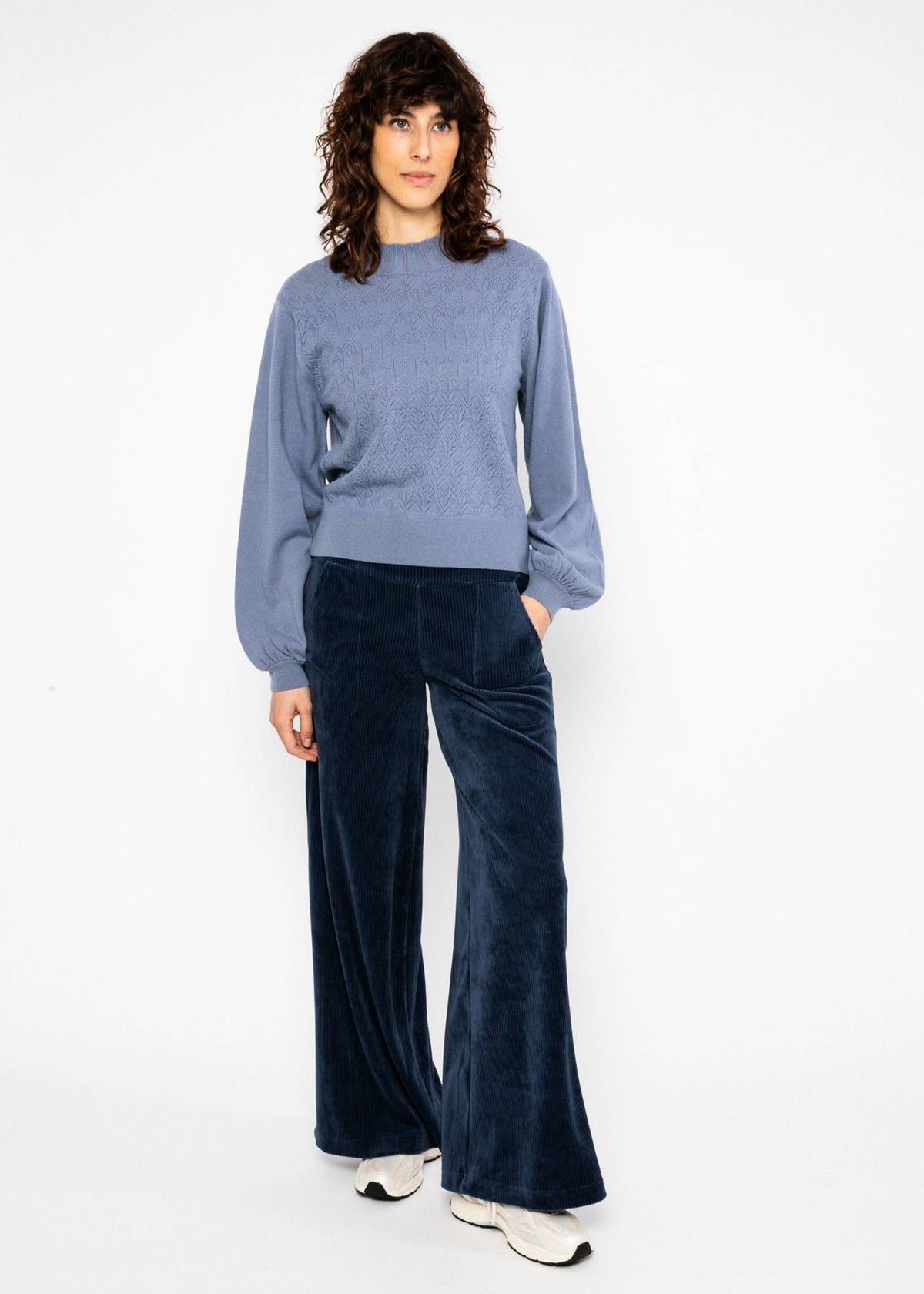 Blutsgeschwister Hose "Jolly Marleen long" blau