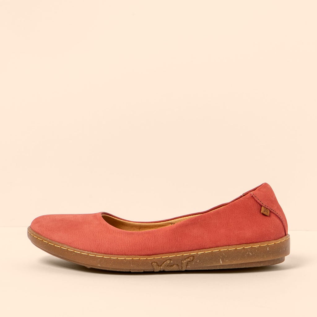 El Naturalista Barfußschuh Ballerina "Pleasant" rot