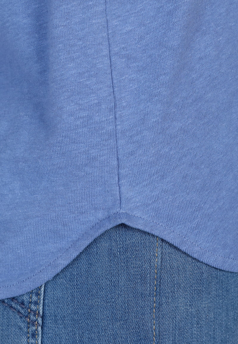 Sorgenfri Shirt aus Leinen "Betzi" blau