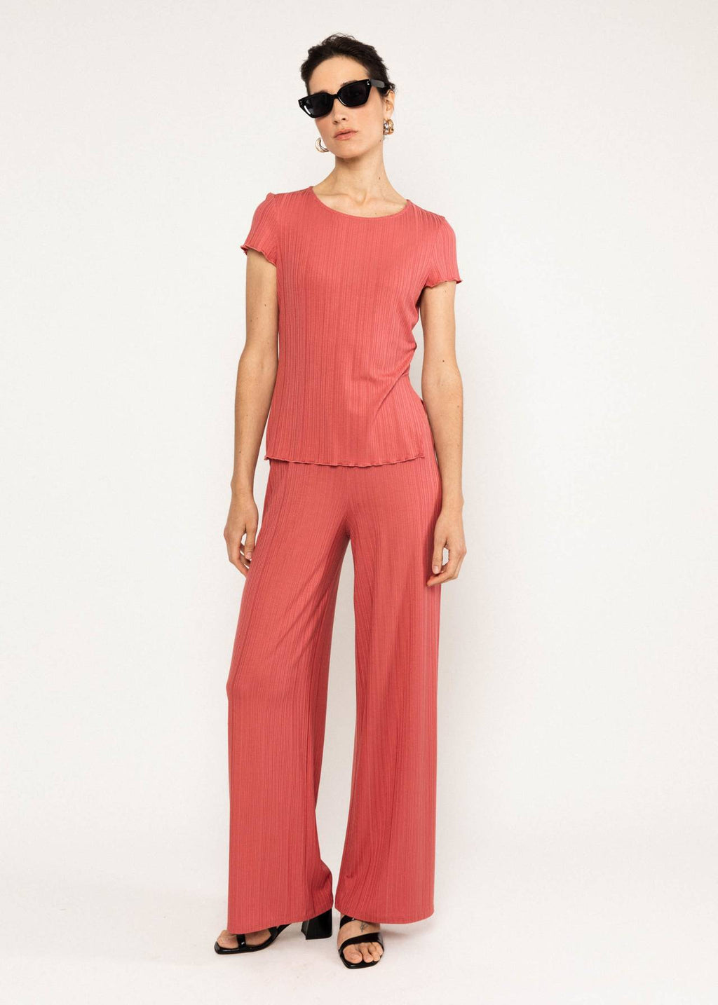 Blutsgeschwister Hose "Lou" rosè