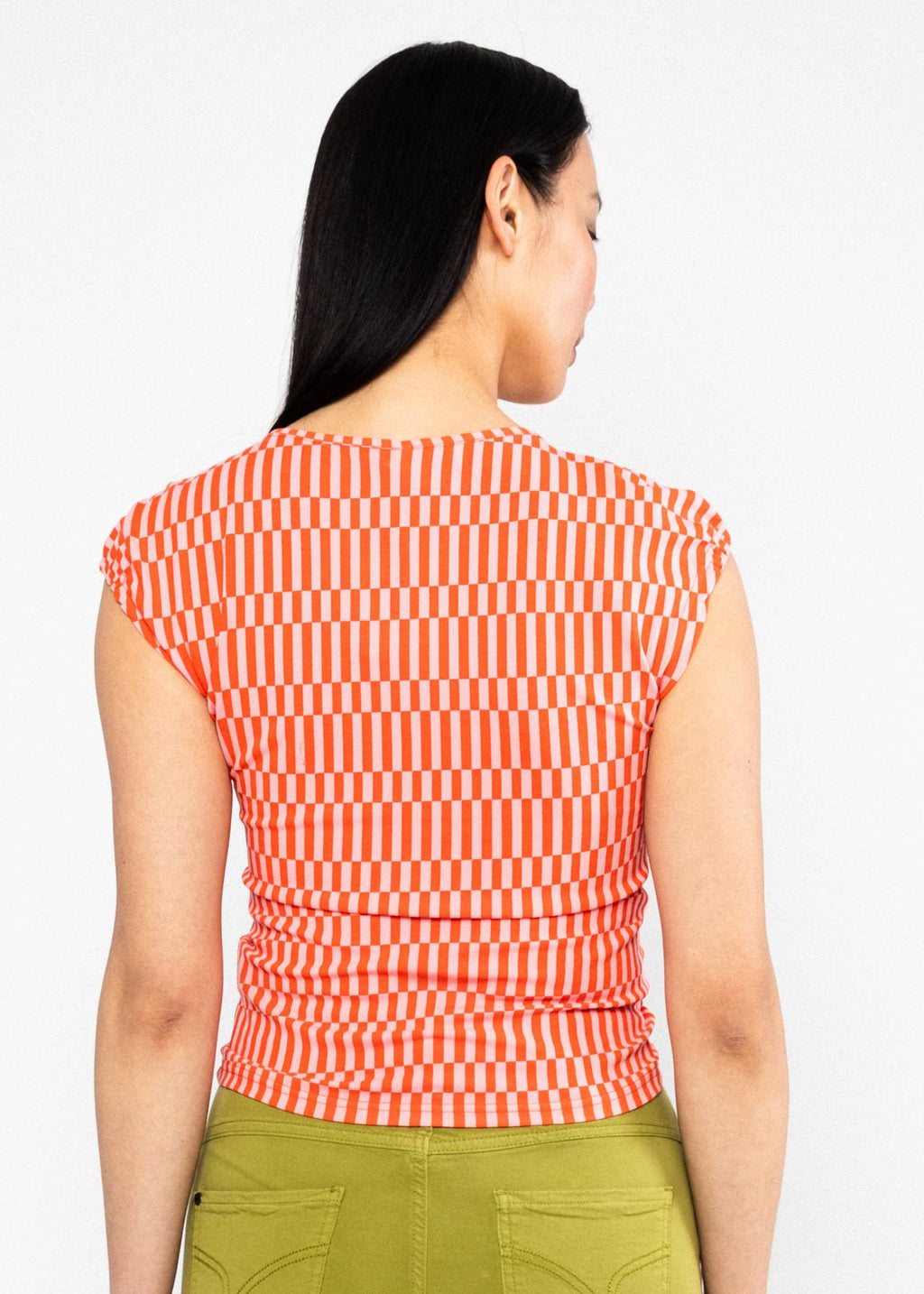 Blutsgeschwister Shirt "Parasolista" orange/rosa gemustert