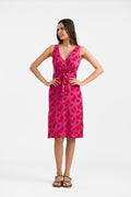Lalamour Kleid "Milly" pink/rot geblümt