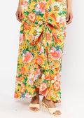 Blutsgeschwister Kleid "Sunset Goddess" gelb/ geblümt