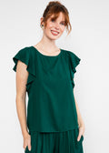 Blutsgeschwister Shirt "Lovebird's Wings" grün