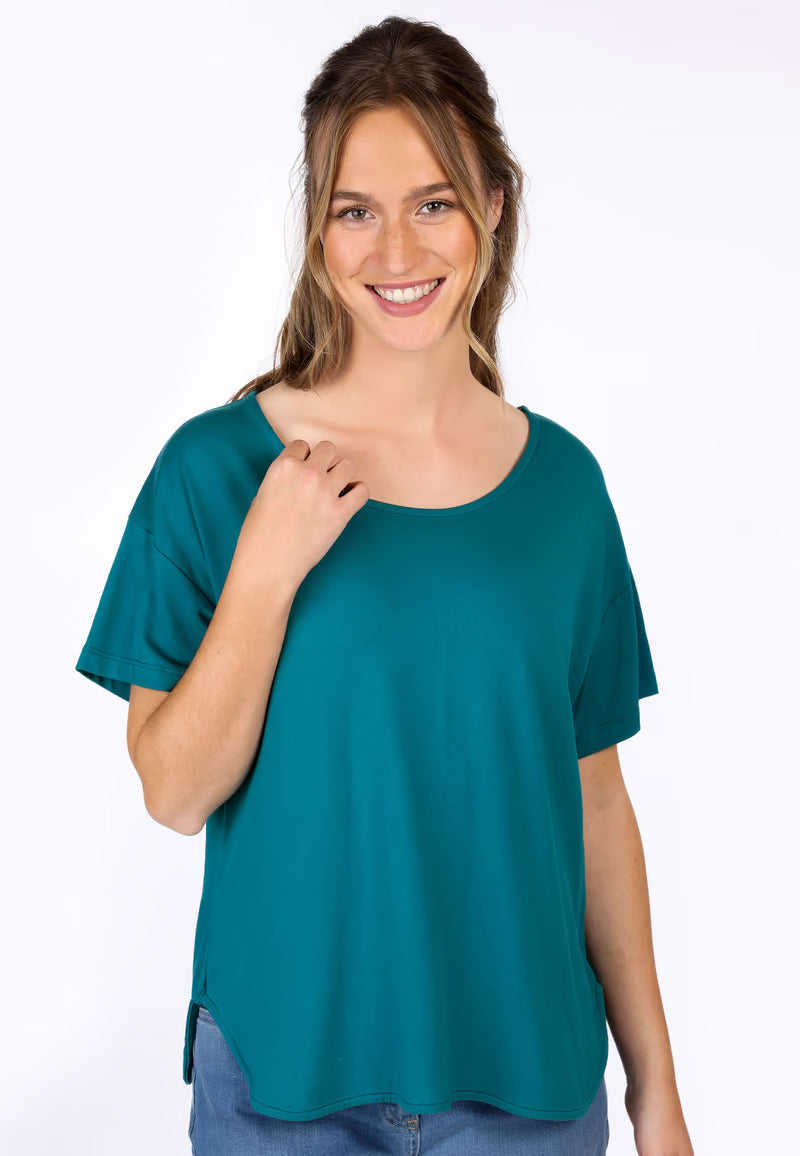 Sorgenfri T-Shirt "Betzi" blau